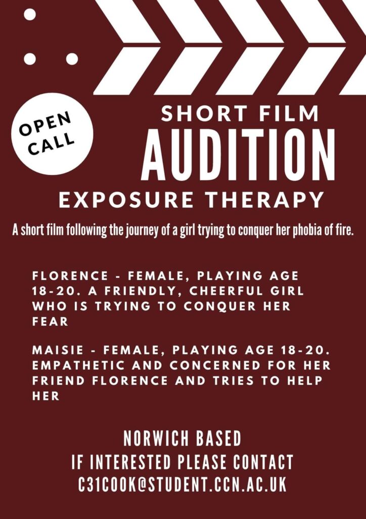 SHORT FILM AUDITION EXPOSURE THERAPY FLORENCE - FEMALE, PLAYING AGE 18 ...