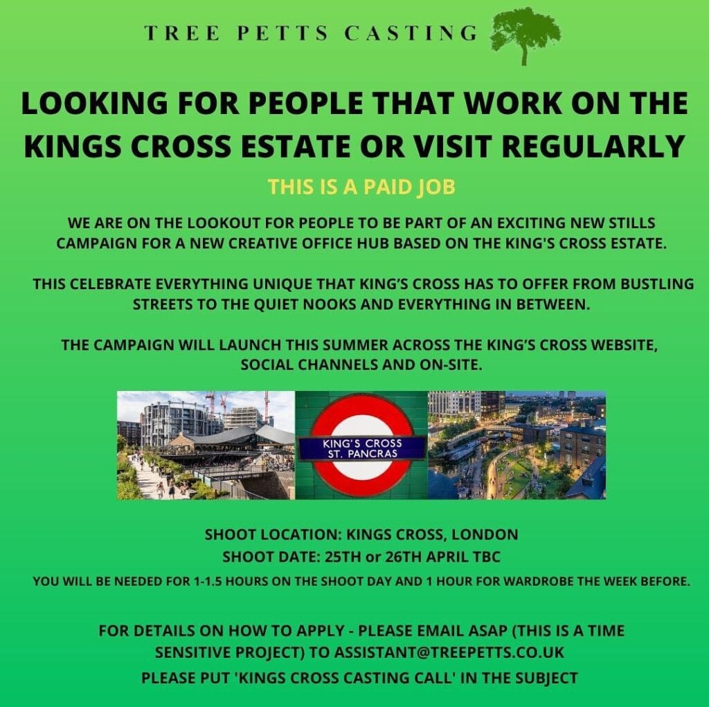 LOOKING FOR PEOPLE THAT WORK ON THE KINGS CROSS ESTATE OR VISIT