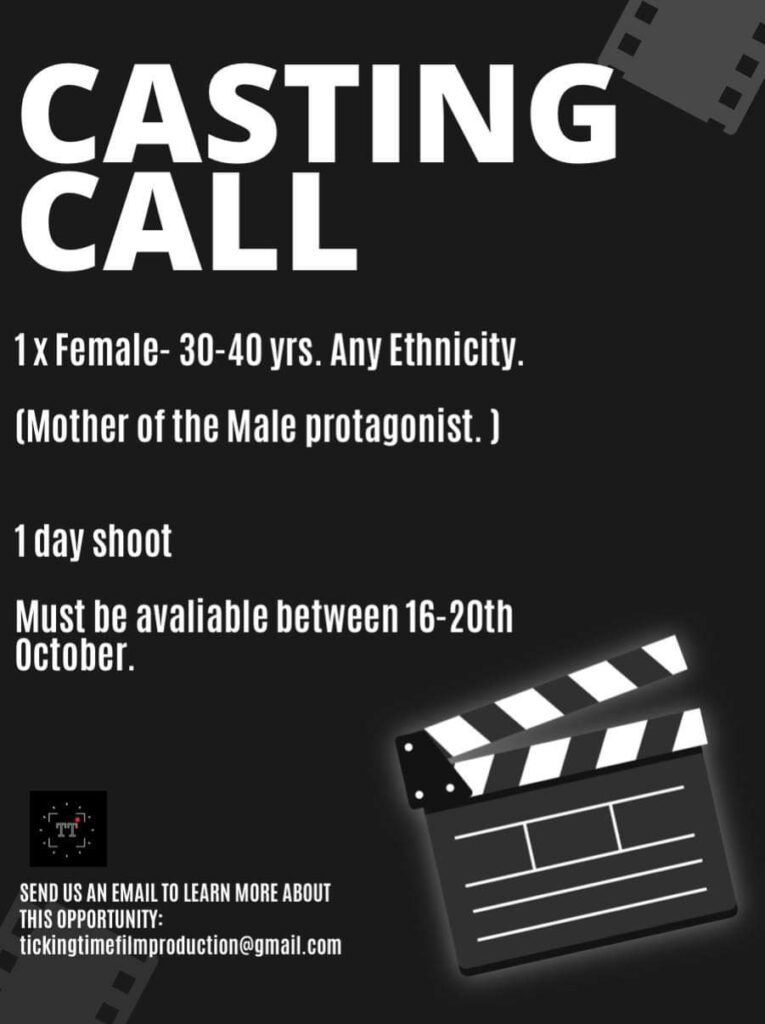 Casting Call 1x Female 30 40yrs Any Ethnicity Mother And Son
